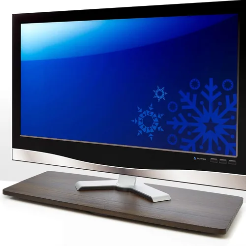 Vista 5 de Prosumer's Choice Soporte Giratorio de Bambú para TV Base Giratoria Pivotante para TV LED/LCD, Monitores, Estéreos, Superficie de Base de 31