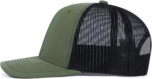 Vista 4 de JBZ Venta al por mayor en blanco 112 Trucker Mesh Snapback Sombrero curvado Bill Sport Gorra de béisbol ajustable Trucker Golf Dad Sombrero a granel