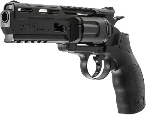 Vista 3 de Umarex Brodax - Pistola de aire, revólver calibre .177 BB