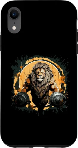 Vista 8 de Funda de motivación para iPhone 14 Lion Bodybuilding Beast Fitness Gym