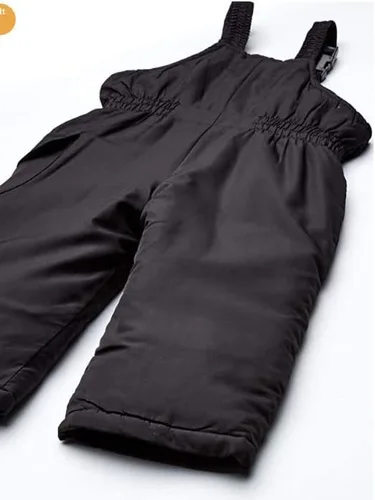 Vista 3 de London Fog clásico de las niñas babero Pantalones con cierre