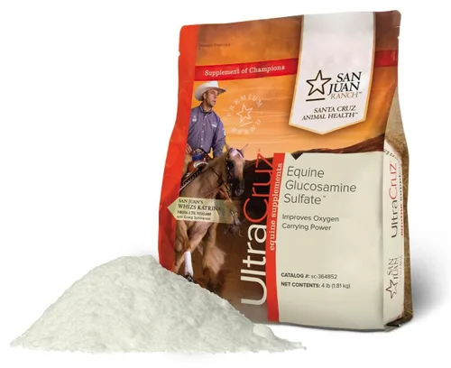 UltraCruz - sc-364852 Suplemento para articulaciones de sulfato de glucosamina de caballo equino, 4 libras, polvo (suministro para 212 días)