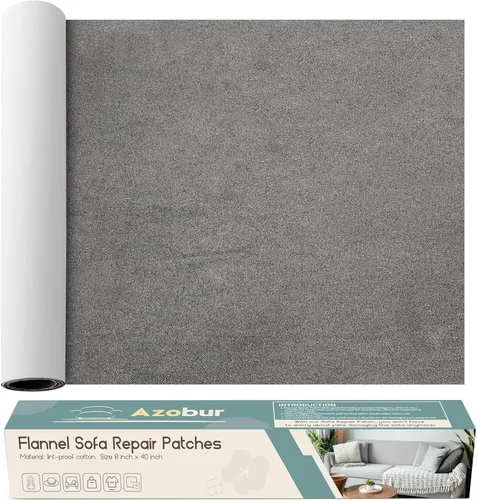 Vista 21 de Azobur Parche de reparación de sofá, parche de microfibra de gran tamaño, tela autoadhesiva, combinación súper rentable (marrón)
