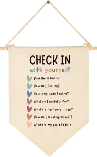 Vista 67 de Fomenta - Regalos de Decoración de Pared para Guardería, Aula, Sala de Juegos, Dormitorio, Puerta Principal, Bandera de Mentalidad de Crecimiento