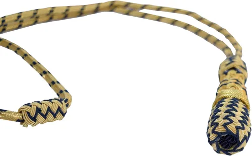 Vista 4 de AAR Nuevo nudo de espada de oficial militar Cordón metálico de oro azul marino cable de la Guardia Costera estadounidense Bellota