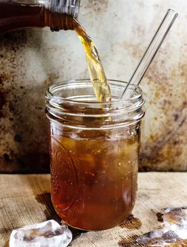 Vista 6 de Hiware, juego de pajitas de vidrio reutilizables, 5 unidades con cepillo de limpieza, 25 cm x 10 mm, aptas para lavavajillas