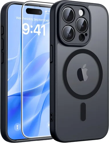 Vista 127 de FNTCASE Funda para iPhone Air: [Compatible con Magsafe] Fundas translúcidas mate con [protección completa de la cámara] [protector de pantalla]