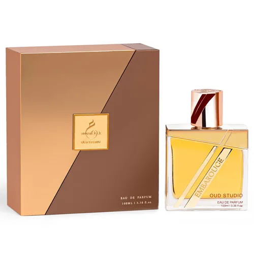 EMBAROUGE OUD STUDIO Fragancia Hombre | Perfume para Hombre | CitrusTop note | Paquete de 3.4 fl oz | 3.4 onzas | Fragancia amaderada y ámbar |