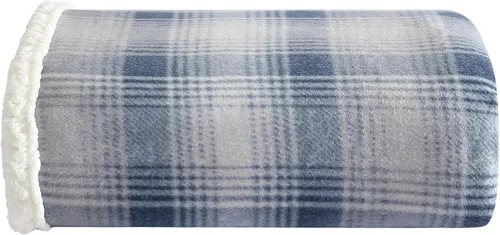 Vista 19 de Eddie Bauer - Manta de forro polar cepillado con reverso sherpa, decoración suave y acogedora para el hogar para cama o sofá