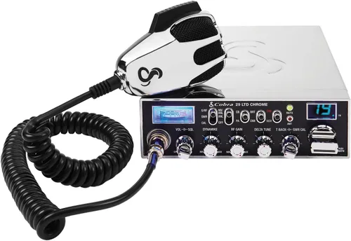 Vista 2 de Cobra Radio CB profesional de 29 LTD - Radio de emergencia CB AM/FM de 4 vatios con 40 canales completos