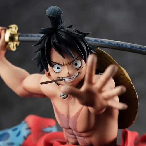 Vista 5 de MegaHouse - Una pieza - Retrato de piratas - Figura de Luffy Taro de la Alianza de Guerreros