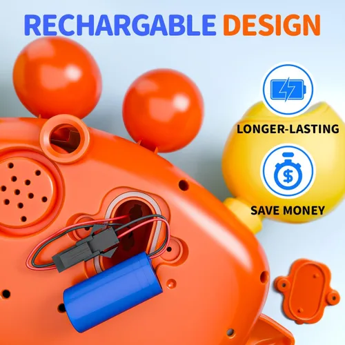 Vista 3 de Bath Toys for Kids Ages 1-3: Bath Bubble Machine with 12 Music - Bath Toys Toddlers 2-4-8 Bathtub Bubble Maker - Bath Toy for Babies 12+ Months