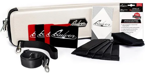 Vista 13 de Quiver Time Funda Negra para Cartas de Quiver - Estuche para Baraja de TCG, Bolsa para Cartas de Juego