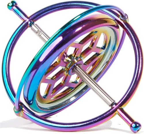 Vista 3 de Joytech Giroscopio de precisión Metal Anti-gravedad Spinning Top Balance Juguete Regalo educativo AG002-JA05-JA01