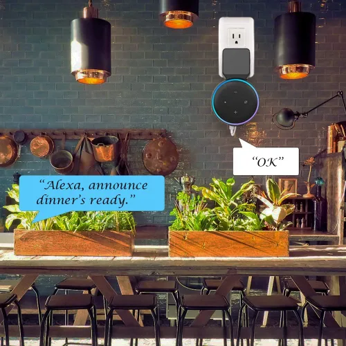 Vista 4 de Echo Dot 3er - Soporte de pared