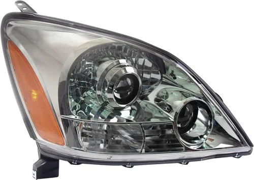 Vista 194 de TRQ Juego de Conjunto de Ensamble de Faros de 2 Piezas de Desempeño Halógeno con Marco Cromado Conductor y Lado del Pasajero Compatible con Mercedes