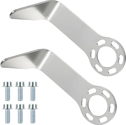 Vista 10 de 889661M Reemplazo de gancho de acero en forma de L con perno, gancho para herramientas neumáticas compatible con pistola de uñas Hitachi NR83A5