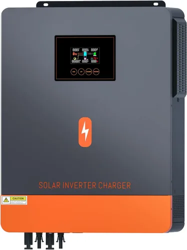 PowMr 10200 W Inversor solar 48 V CC a 220 V/230 V CA inversor de onda sinusoidal pura con controlador MPPT de 160 A incorporado inversor híbrido de