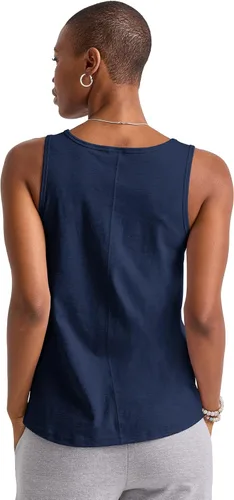 Vista 2 de Champion Originals Tri-Blend - Camiseta sin mangas ligera para mujer, talla grande