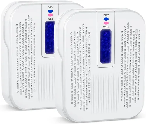 Vista 7 de Deshumidificador pequeño recargable, mini deshumidificador portátil para baño, deshumidificación altamente eficiente, ahorro de energía, adecuado