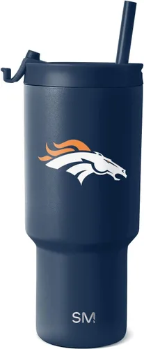 Vista 24 de Simple Modern - Vaso de 30 oz con tapa abatible y tapa con pajita