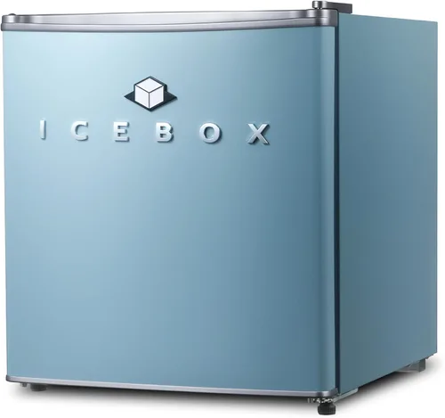 Vista 12 de ICEBOX Refrigerador compacto de 1.7 pies cúbicos, refrigerador pequeño certificado ENERGY STAR, mini refrigerador de una sola puerta
