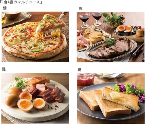 Vista 6 de Panasonic Asador Parrilla & Humo NB-RDX100-K (Negro)【Productos originales nacionales de Japón】