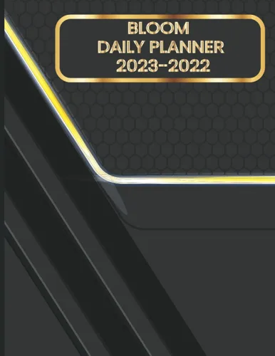 bloom daily planner 2022-2023 lesson planner book for teachers 2022-2023 black-Monthly and Weekly Class Organizer -August 2022-July 2023 (Black