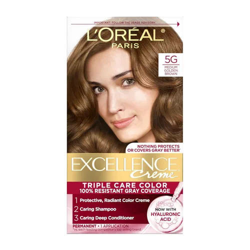 Vista 38 de L'Oreal Paris Excellence Crème - Tinte permanente para el cabello, color de cabello de triple cuidado, complejo Pro-Keratina para una cobertura