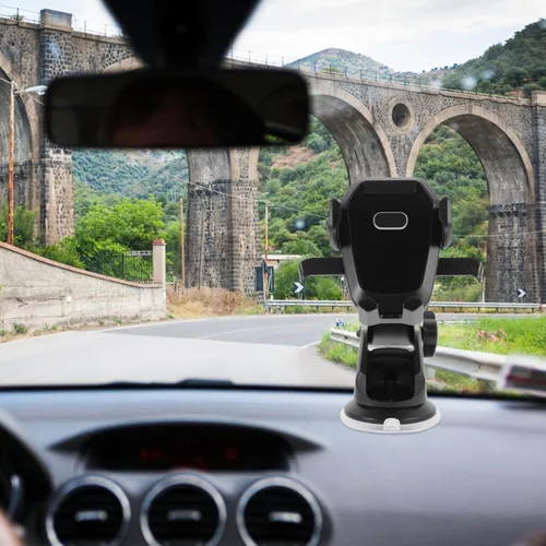Vista 5 de Car Dash Cam Suction Cup Mount Holder with Adjustable Arm and Multipurpose Suction Base, Universal Car Dvr Holder for Dashboard and Windshield