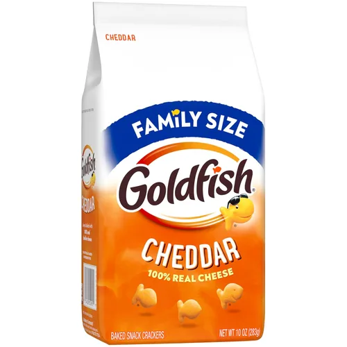 Vista 7 de Goldfish Galletas de queso cheddar, bolsa de 10 onzas