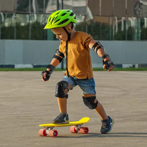 Vista 5 de JBM Rodilleras, coderas y muñequeras, equipo de protección para patinaje, ciclismo, patinaje sobre ruedas, patinaje en línea, scooter, equitación