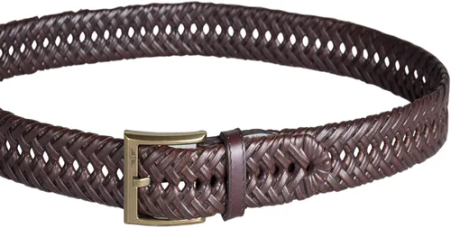Vista 3 de Dockers - Cinturón de vestir y casual de cuero trenzado para hombre