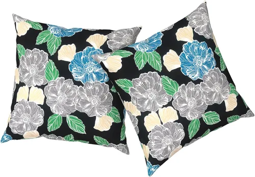 Vista 48 de Almohadas de exterior para muebles de patio de 16 x 16 pulgadas, almohadas cuadradas para exteriores con rellenos, almohadas decorativas de patio