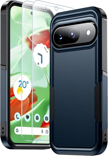 Vista 10 de Funda diseñada para Google Pixel 9 Pro XL, [protección contra caídas de grado militar de 10 pies] Funda resistente a prueba de golpes para Google