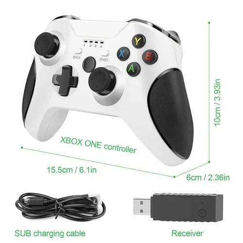 Vista 2 de ASUNCELL Wireless Controller for Xbox One Xbox Series XS gamepad Wireless video Wireless Controller with Dual Vibration game controller Wireless