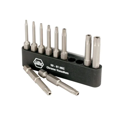 Vista 2 de Wiha 74987 Power Bit Belt Pack con puntas Torx de seguridad T7-T40, 10 piezas