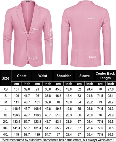 Vista 6 de COOFANDY Blazer casual de lino para hombre, ligero, ajuste regular, chaqueta deportiva con un botón