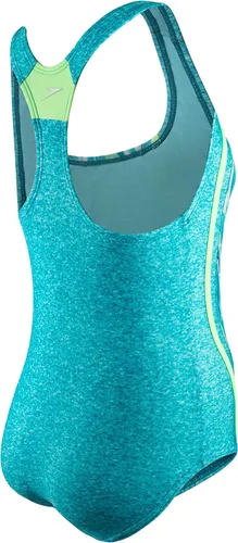Vista 3 de Speedo Traje de baño de una pieza para niña con tirantes gruesos y espalda cruzada estampada