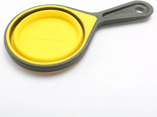 Vista 3 de Vasos medidores de silicona plegables con 2.0 fl oz/2.7 fl oz/4.2 fl oz/8.5 fl oz - Juego de 4 herramientas de medición de cocina (4 colores)