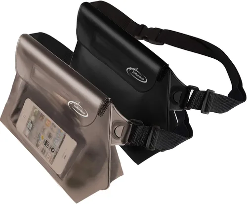 AiRunTech Bolsa impermeable con correa de cintura (paquete de 2) | Accesorios de playa La mejor manera de mantener tu teléfono y objetos de valor