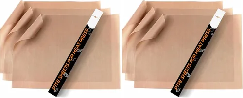 Vista 8 de HTVRONT Hojas de PTFE para prensa de calor, paquete de 3 láminas de politetrafluoroetileno PTFE antiadherentes, reutilizables, 12 x 16 pulgadas