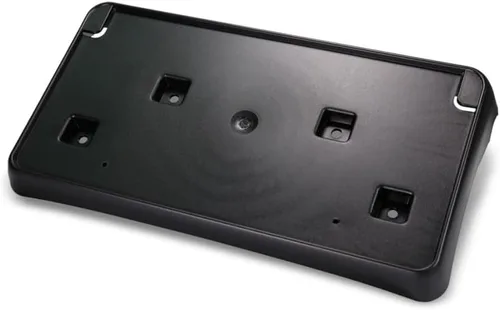 Vista 3 de Soporte de placa de matrícula para Jeep Grand Cherokee 2017 18 19 2020 Delantero Negro texturizado Tipo 2 CH1068148 68277137AA