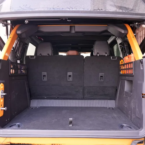 Vista 4 de ITrims Organizador de maletero, estantes de carga traseros, panel de cesta de almacenamiento modular colgante, kit organizador de tableros