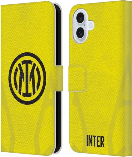 Vista 75 de Head Case Designs Officially Licensed Inter Milan Away 2025/26 Crest Kit Leather Wallet Case Compatible with Apple iPhone 7 Plus/iPhone 8 Plus