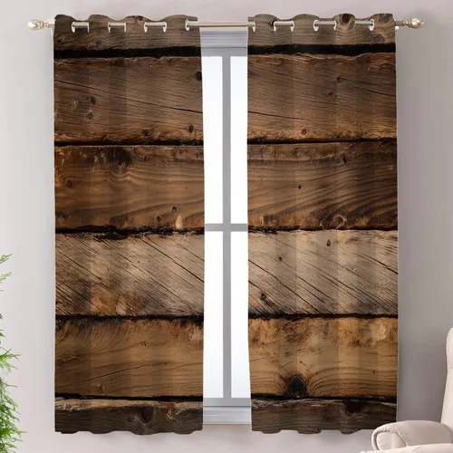 Vista 99 de Shrahala Floral Abstract Design Tier Curtains for Kitchen Windows, Minimalist Flower Illustration Window Curtain Panels Multilayer Polyester