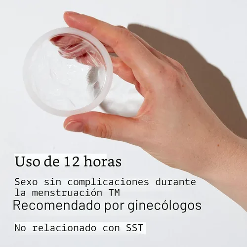 Vista 3 de Flex Plant Plus Disc Discos Menstruales Desechables a Base de Plantas Alternativa a Tampones y Copas Capacidad de 5 Súper Tampones Disco