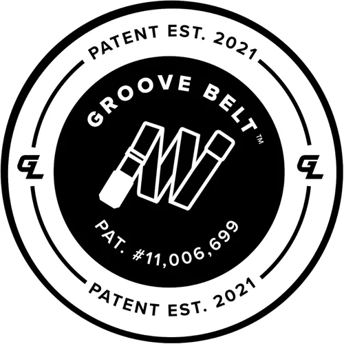 Vista 5 de Groove Life - Cinturón de nailon elástico para hombre con hebilla magnética de aluminio