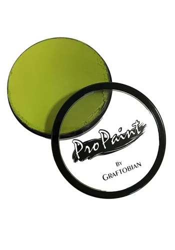 Graftobian Makeup ProPaint - Pintura facial y corporal, color verde alienígena, 1.0 fl oz, maquillaje de Halloween, maquillaje para adultos,