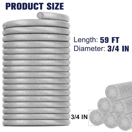 Vista 2 de Varilla de refuerzo de 59 pies de longitud para relleno de concreto, juntas y huecos, 3/4 de pulgada de diámetro x 59 pies de longitud (gris)